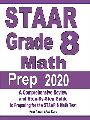 cover image of STAAR Grade 8 Math Prep 2020